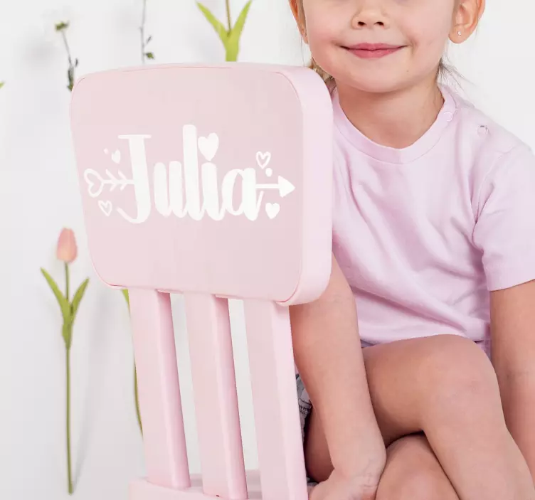 Personaliseerbare meubel sticker - TenStickers