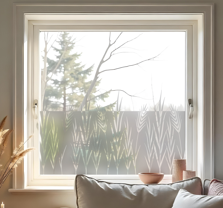 Planten en spikes Raamsticker - TenStickers