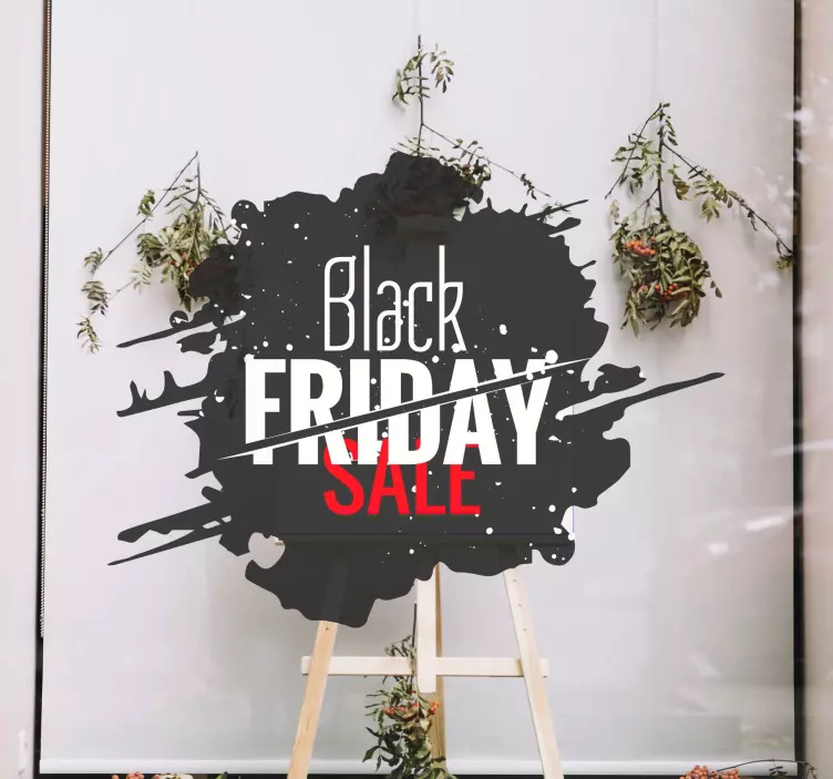 Promotionele evenementenverkoop black friday sticker - TenStickers