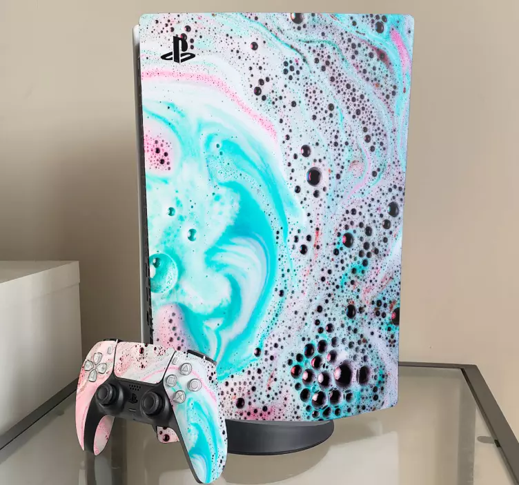 Ps5 sticker splash print hoes - TenStickers