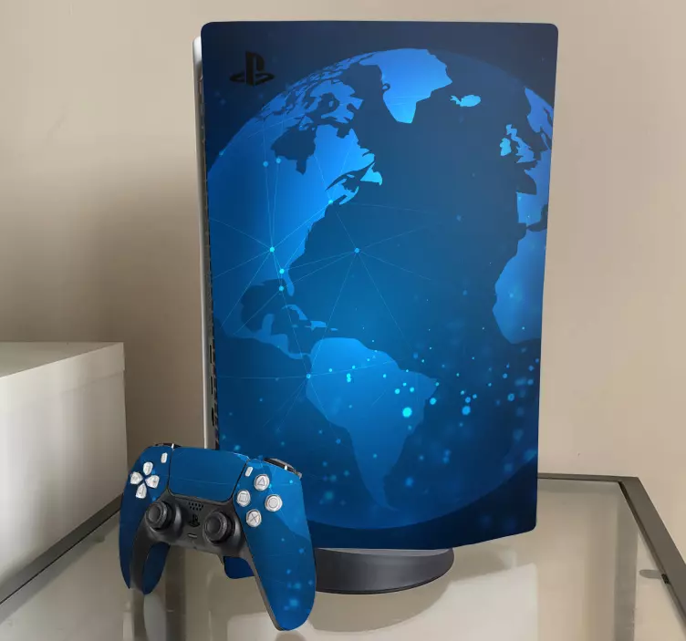 Ps5 sticker wereldverbinding - TenStickers