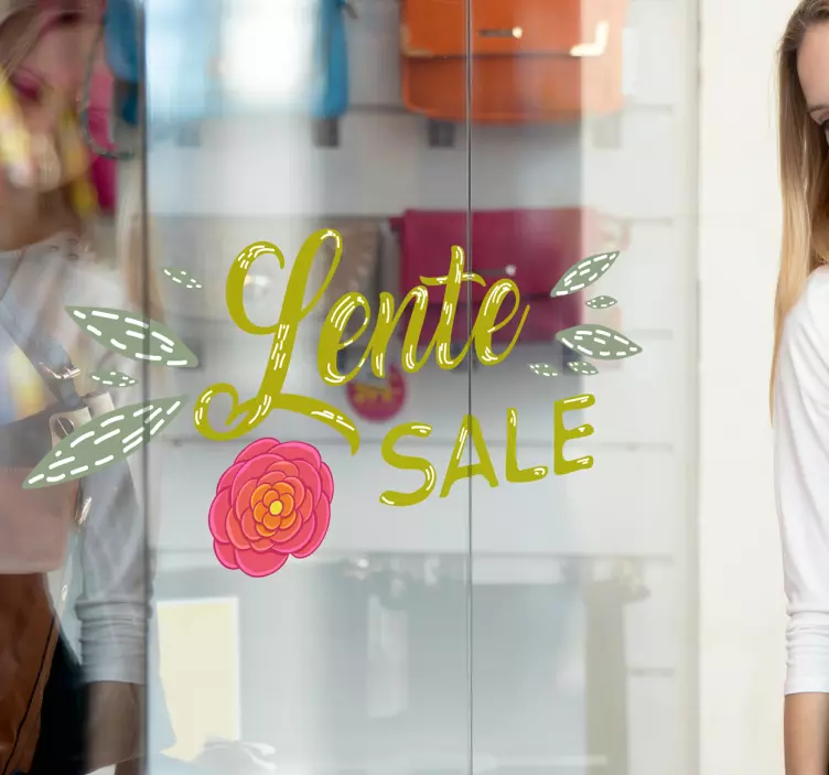Sale sticker lente - TenStickers