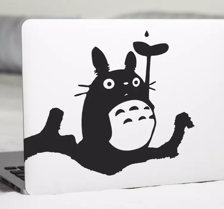 Schattig boswezen laptop sticker - TenStickers