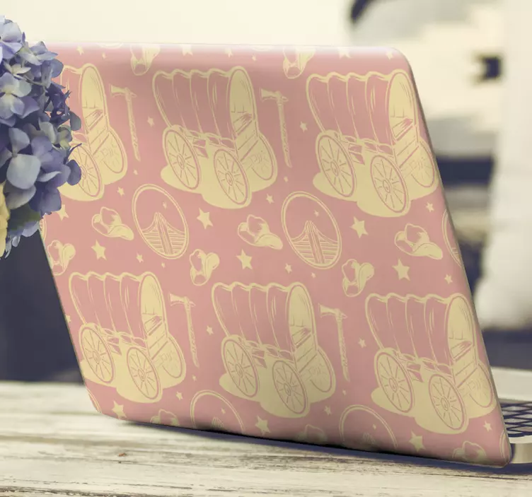 Schattige kinderwagens laptop sticker - TenStickers