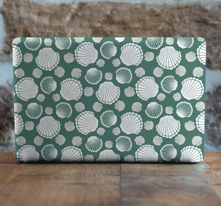 Schelppatroon dekking laptop sticker - TenStickers