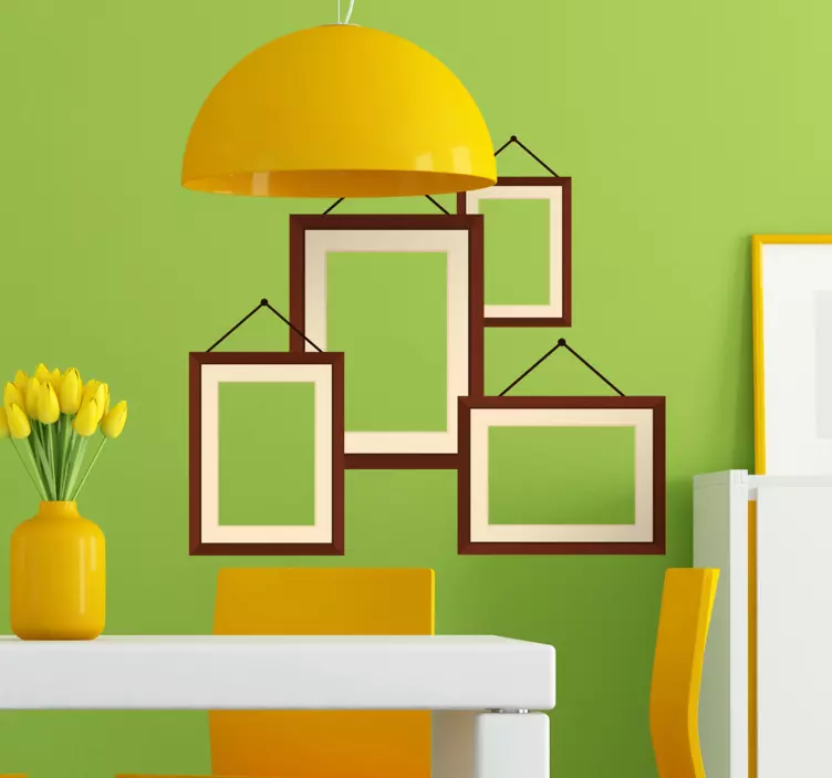 Schilderij Lijsten Muursticker - TenStickers