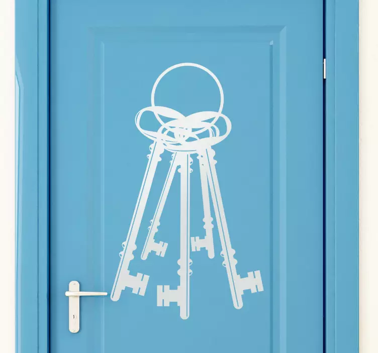 Sleutelbos sticker - TenStickers