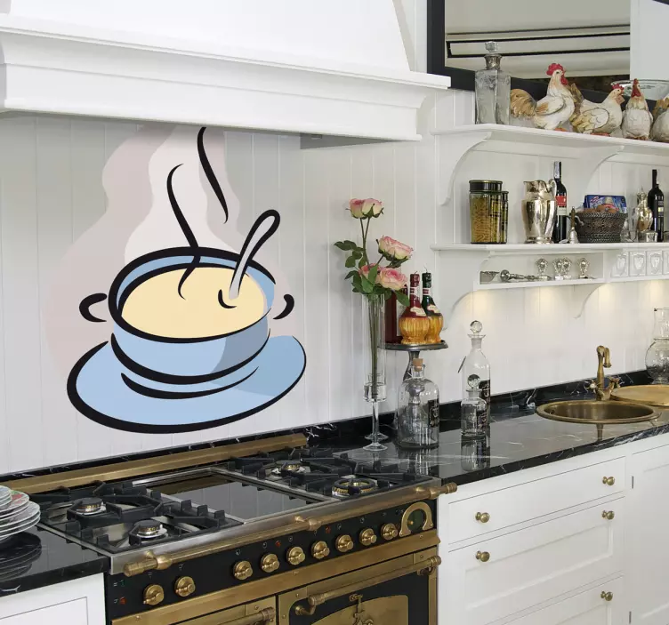 Soep sticker - TenStickers