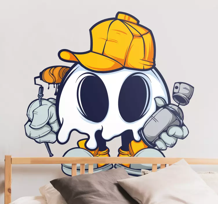 Spookkarakter halloween sticker - TenStickers