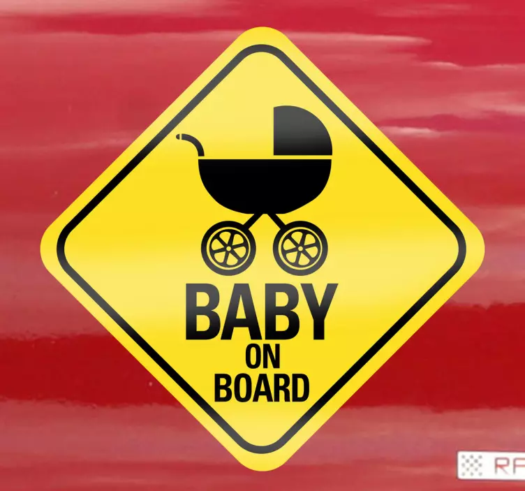 Sticker baby on board - TenStickers