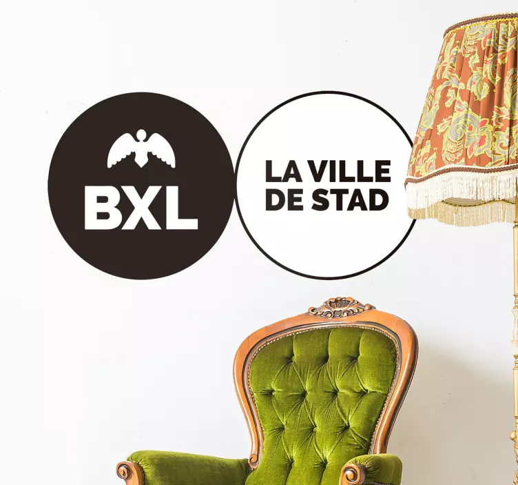 Sticker Brussel logo - TenStickers