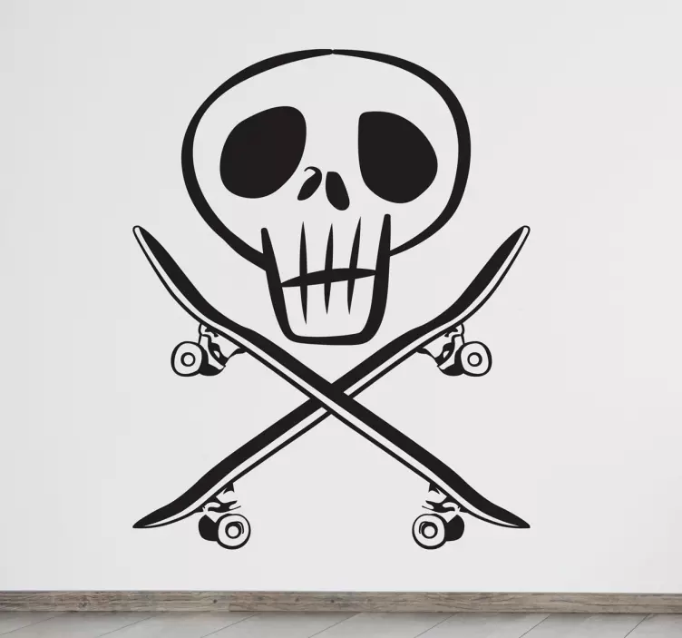 Sticker doodshoofd skateboards - TenStickers