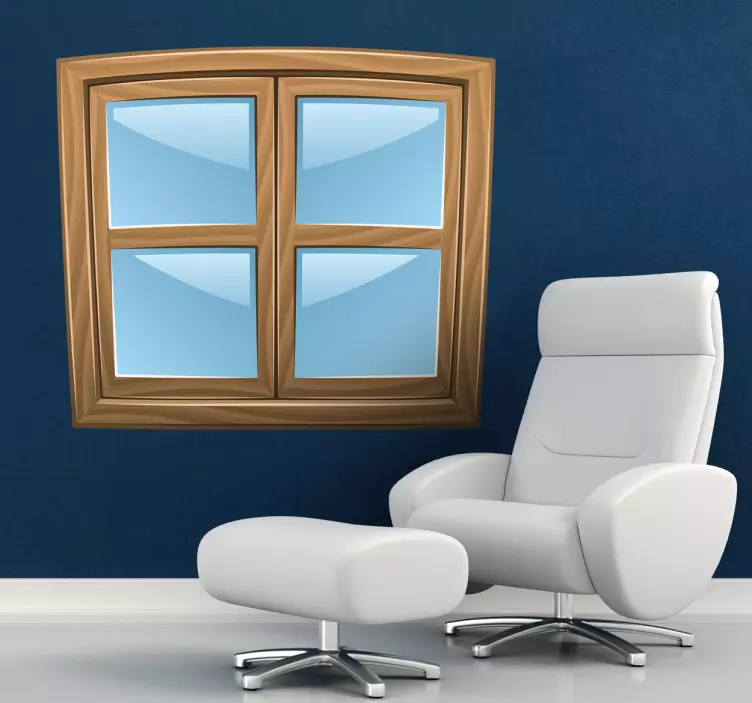 Sticker gesloten venster raam - TenStickers