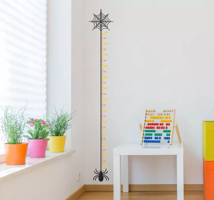 Sticker groeimeter Halloween spin - TenStickers