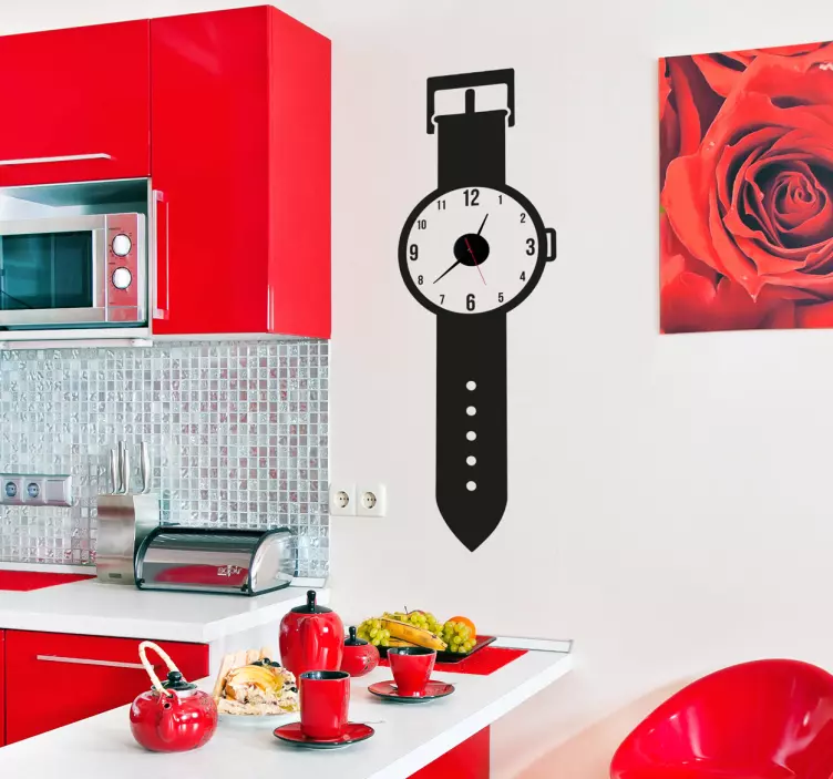 sticker klok horloge - TenStickers