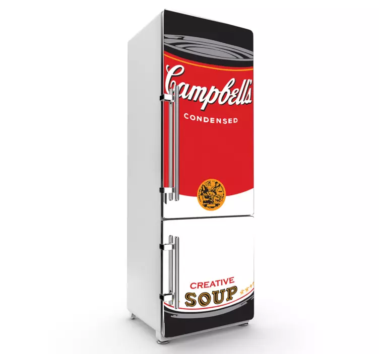 Koelkast sticker Campbells - TenStickers