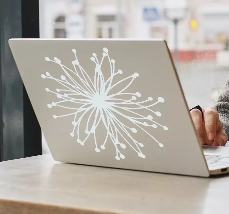 Sticker laptop nucleaire atomen - TenStickers