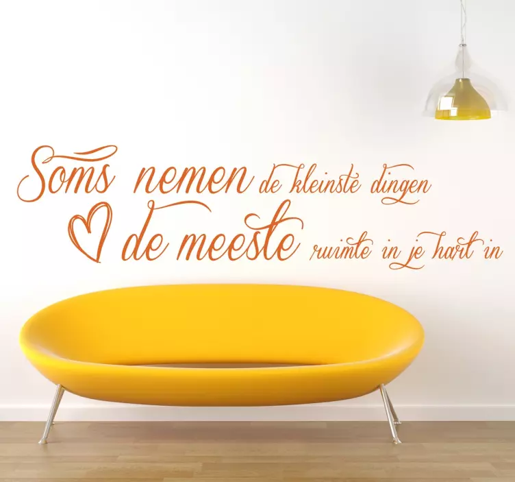 Sticker liefde hartje - TenStickers