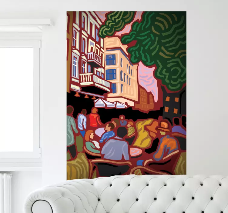 Sticker schilderij van Gogh - TenStickers