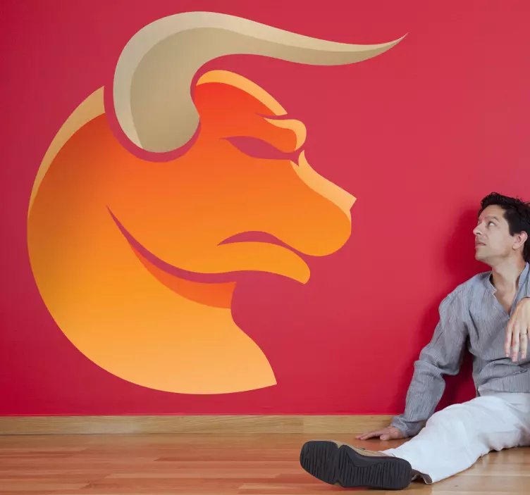 Sticker stier horoscoop - TenStickers