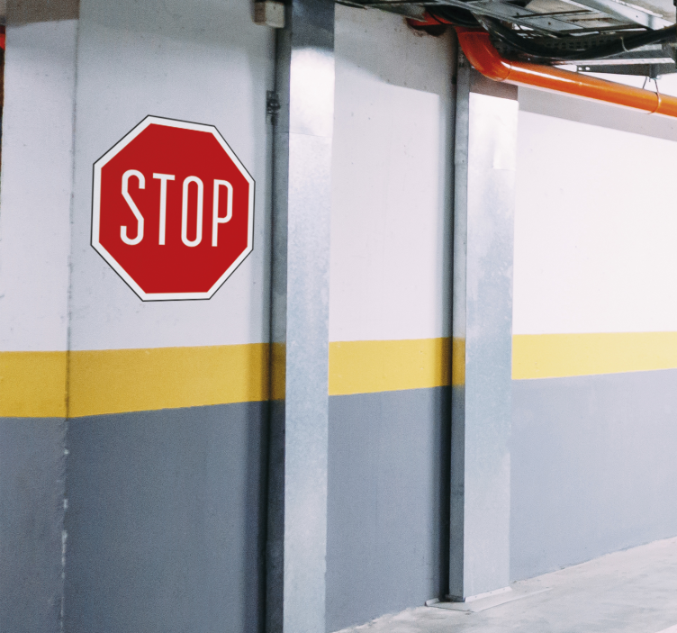 Sticker Stopbord - TenStickers