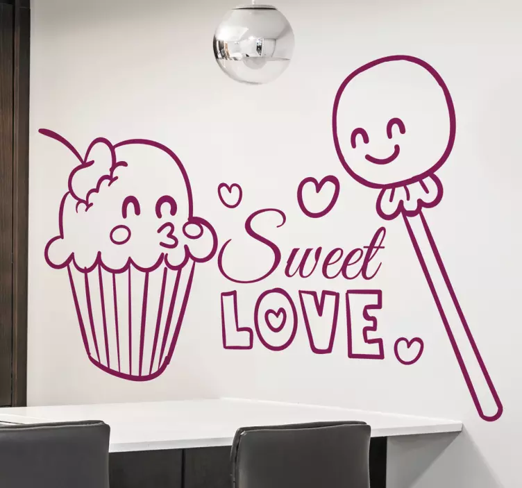 Sticker Sweet love - TenStickers