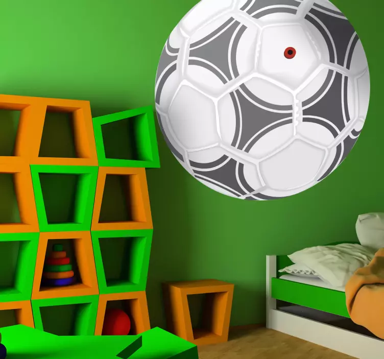 Sticker voetbal Adidas - TenStickers