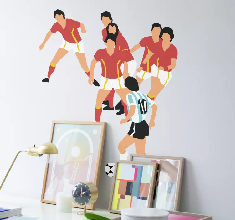 Sticker WK voetbal België Argentinië 1986 - TenStickers