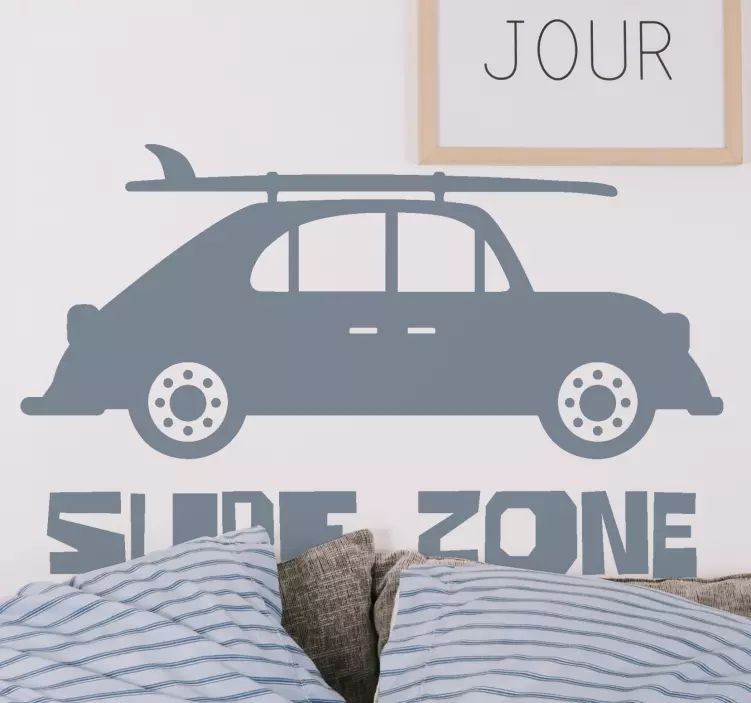 Surfzone auto ontwerp voertuigen sticker - TenStickers