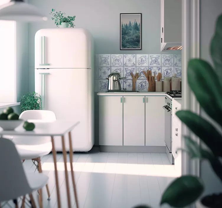 Tegelsticker Belgisch keramiek - TenStickers