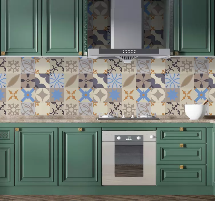 Hydraulische tegelsticker - TenStickers