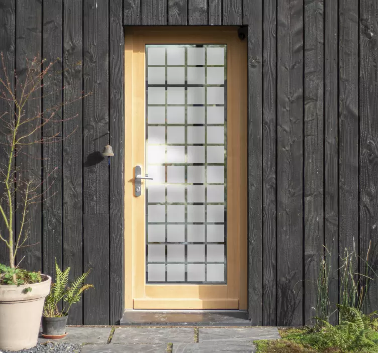 Vierkante Raamsticker - Uniek Design - TenStickers