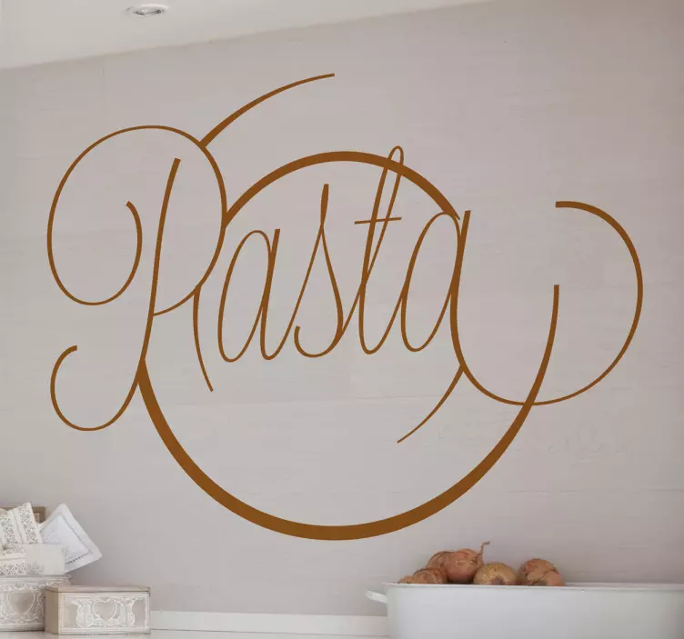 Vinilo decorativo cocina pasta - TenStickers