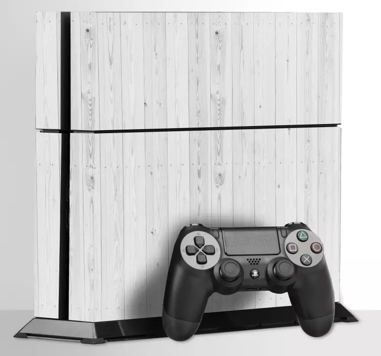 Wit hout PS4 sticker decoratie - TenStickers