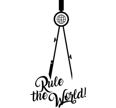 Muursticker Architect Rule the World - TenStickers