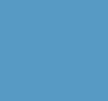 Volledig blauw koelkast sticker - TenStickers