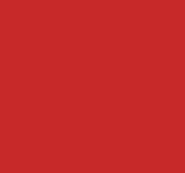 Volledig rood koelkast sticker - TenStickers
