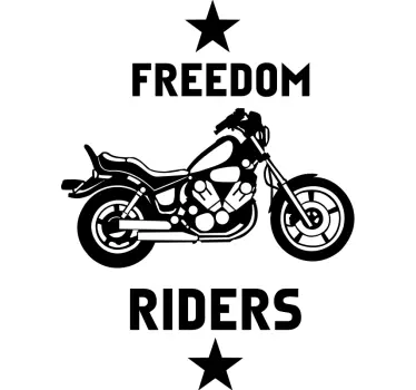 Sticker motor chopper - TenStickers