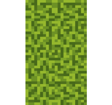 Groen vierkant gaming-ontwerp meubel sticker - TenStickers
