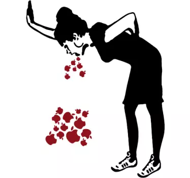 Laptop sticker Lovesick - TenStickers