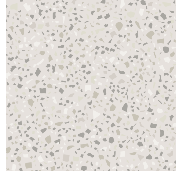Grijze terrazzo muursticker patroon - TenStickers