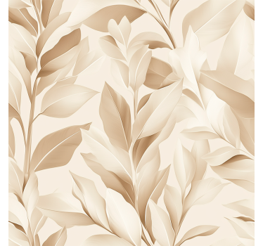 Beige lakens ontwerp muursticker patroon - TenStickers