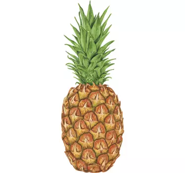 Muursticker ananas - TenStickers