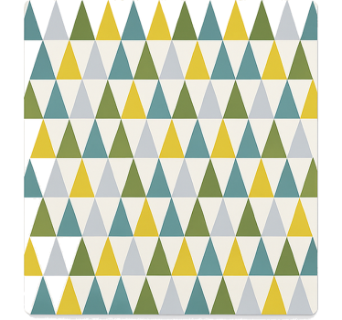 Minimalistische driehoeken meubel sticker - TenStickers