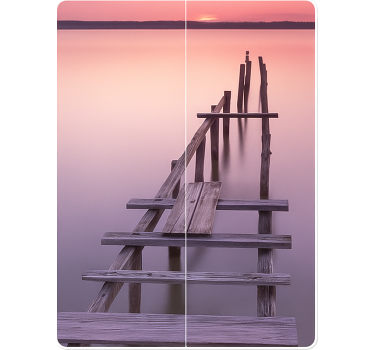Zonsondergang dek meubel sticker - TenStickers