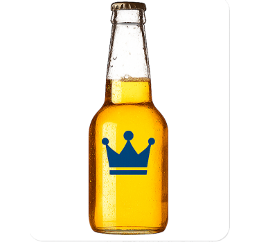 Kroon automaat koelkast sticker - TenStickers