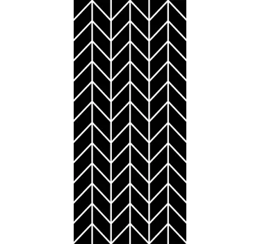 Badkamer douchewand sticker geometrisch - TenStickers