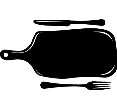 Muursticker keuken krijtbord - TenStickers