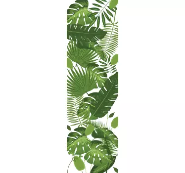 Koelkast sticker jungle bomen - TenStickers