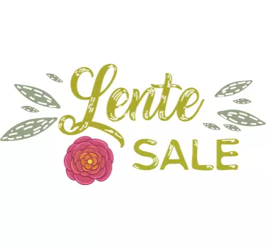 Sale sticker lente - TenStickers